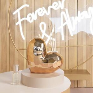 CUORE MEDIO ORO ROSA