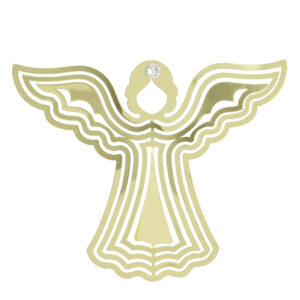 ANGELO METALLO APP.CROMO ORO 12X9,5CM