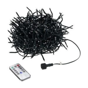 SERIE LUMINOSA FILO VERDE 600CM 600LEDL.CALDA C/8 FUNZ. +TELECOMANDO ***