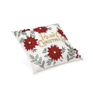 CUSCINO COTONE POINSETTIA CM50X50 C/FILLE