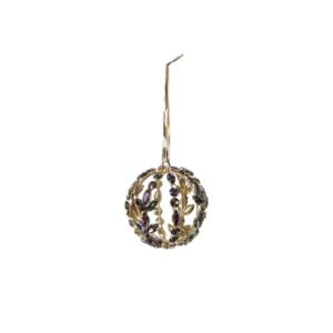 DECORAZIONE SFERA RAINBOW D8 ORO/MULTI