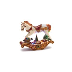 CAVALLO A DONDOLO (ANIMATO+MUSICALE+LUCI)