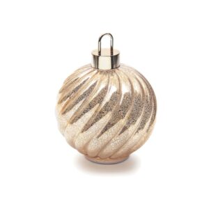 SFERA IN VETRO C/LUCI E MOVIMENTO A BATTE