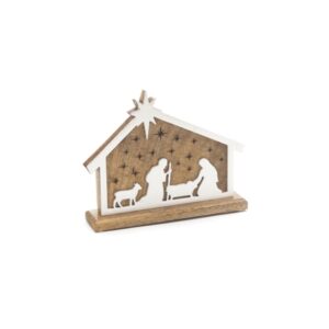 NATIVITA' WOOD CM20X25 BIANCO