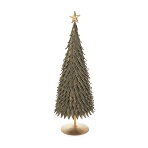ALBERO METAL LEAVES CM28X84 C/STELLA E BA