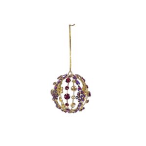 DECORAZIONE SFERA DIAMOND D8 ROSSO