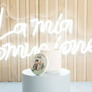 SCATOLA+CANDELA COMUNIONE BAMBINO