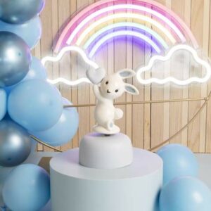 CARILLON C/CONIGLIETTO MEDIO AZZUR.