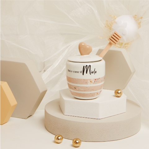 PORTAMIELE ROSA 7X7X10 cm