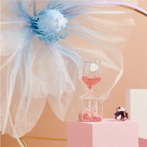 CLESSIDRA GRANDE ROSA 4.8X4.8X13.8 CM