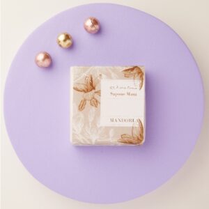 SAPONE MANDORLA - NO PIATTINO 6X6X1.5 CM 70 GR