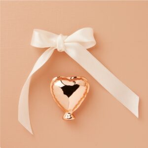 CALAMITA CUORE ORO ROSA 4.1X3.8X1.5 CM