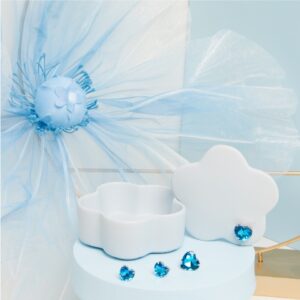 SCATOLINA AZZURRA CON CUORE
10.8X10.8X6 CM