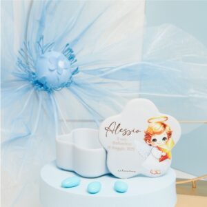 SCATOLINA AZZURRA ANGIOLETTO 10.8X10.8X6 CM