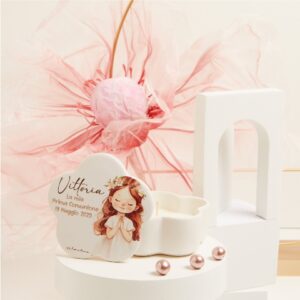 SCATOLINA BIANCA BAMBINA CON CANDELA