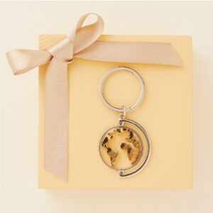 PORTACHIAVI MONDO ANELLO 3 CM