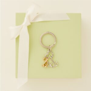 PORTACHIAVI COPPIA CANI
ANELLO 2.5 CM