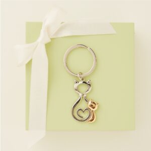 PORTACHIAVI COPPIA GATTI
ANELLO 3 CM