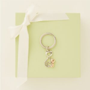 PORTACHIAVI COPPIA GATTI
ANELLO 2.5 CM