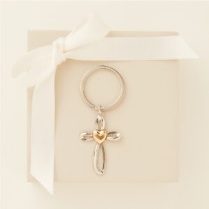 PORTACHIAVI CROCE ANELLO 2.5 CM