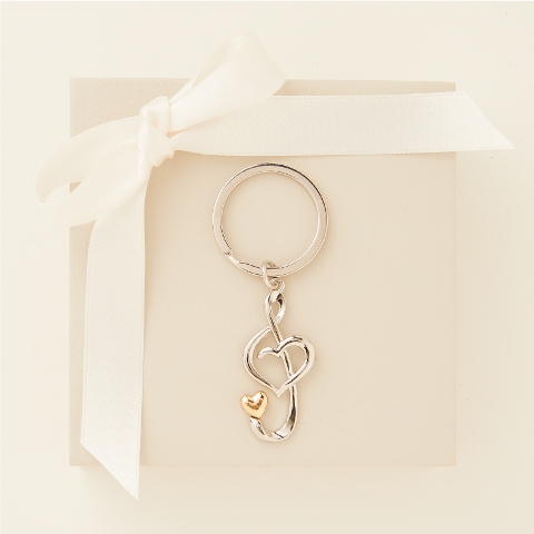 PORTACHIAVI CHIAVE DI VIOLINO ANELLO 3 CM