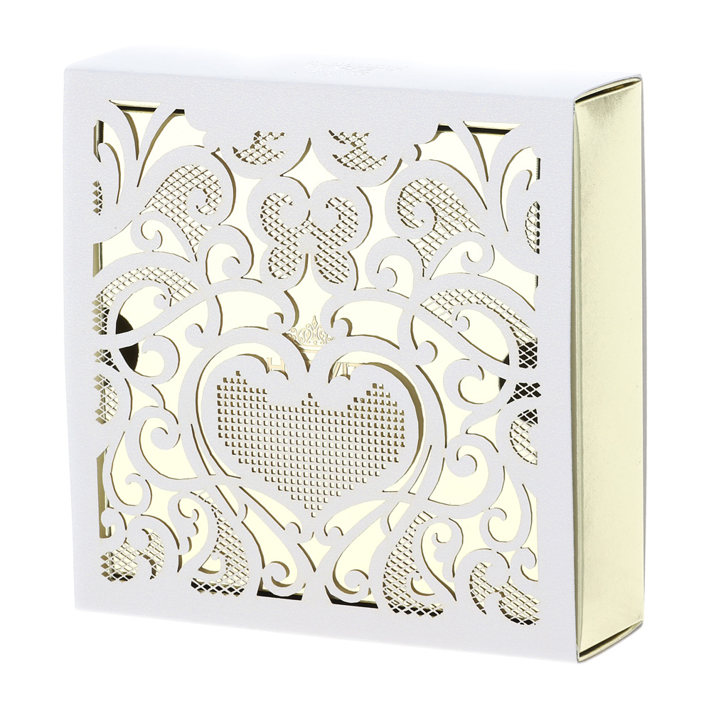 BOX ORO10X3 C/SLEEVE PERL. LASER CUORE