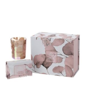SET CANDELA70G+SAPONE120G BOTANIC ROSA