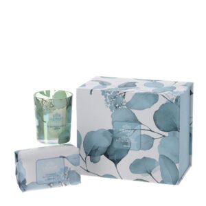 SET CANDELA70G+SAPONE120G BOTANIC BLU