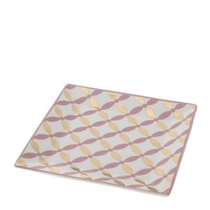 SVUOTATASCHE PORC.20X20CM VLK  ROSA/ORO