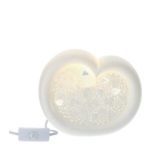 LAMPADA CUORE PORC.21X9XH17CM LOVE