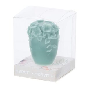 CANDELA SOIA BOUQUET VERDE 6CM