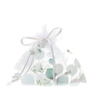 SACCHETTO ORGANZA BIANCO 16X6XH17CM