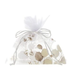 SACCHETTO ORGANZA BIANCO 16X6XH17CM