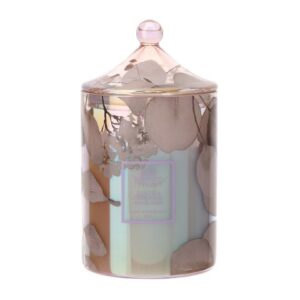 CANDELA BOTANIC PAGODA DIA.9,5X18CM ROSA