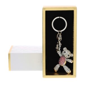 PORTACHIAVI ORSETTO GIO.ARG./ROSA 5X13CM