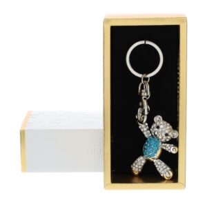 PORTACHIAVI ORSETTO GIO.ARG./BLU 5X13CM