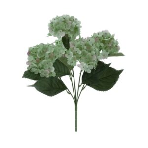 CESPUGLIO 6 ORTENSIE L.38CM VERDE***