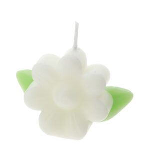 CANDELA FIORE BIANCO 7,5X4X5,5CM BIANCO