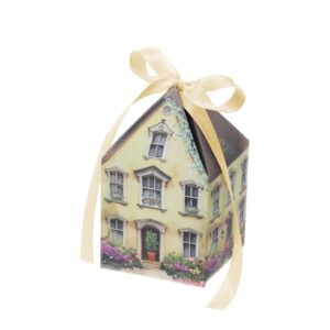 BOX 6 SCATOLINE COTTAGE GIALLE 6X6XH10CM