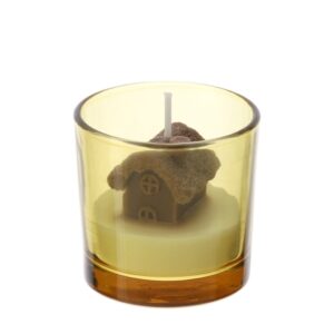 CANDELA CASETTA MARRON 5CM PROF.VANIGLIA