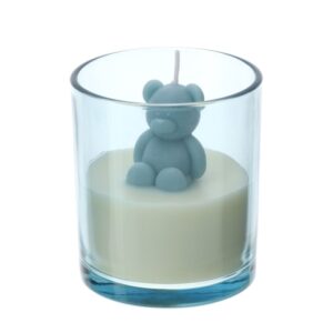 CANDELA ORSETTO BLU 9CM PROF.VANIGLIA