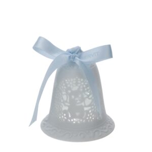 CAMPANA PORC.TRAF.BIANCA BISCUIT 9CM ORSETTO,