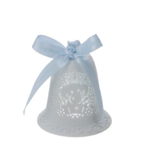 CAMPANA PORC.TRAF.BIANCA BISCUIT 9CM ELEFANTINO,