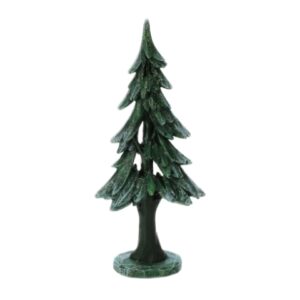 ALBERO RESINA VERDE C/GLITTER H27CM