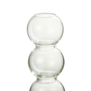 VAAS BOLLEN GLAS TRANSPARANT S (9x9x23cm)