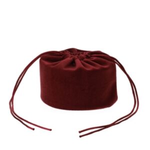 SACCHETTO VELLUTO BORDO' DIA.10X10,5CM