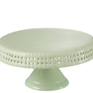 PIATTO TORTA CER VER M (25x25x12cm)