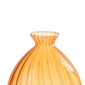VASO BALLON VETRO (10x10x12cm) ARANCIONE