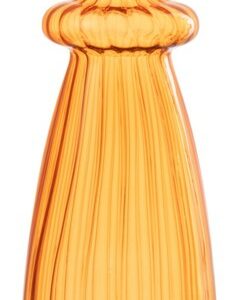 VASO LAGEN VETRO(7x7x21cm) ARANC.