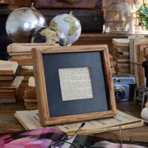 PORTAFOTO ANTIQUE WOOD CM.22X3XH.22